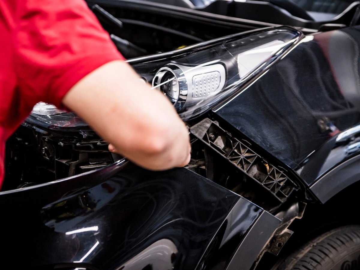 Bumper repair at GT Motors Centre